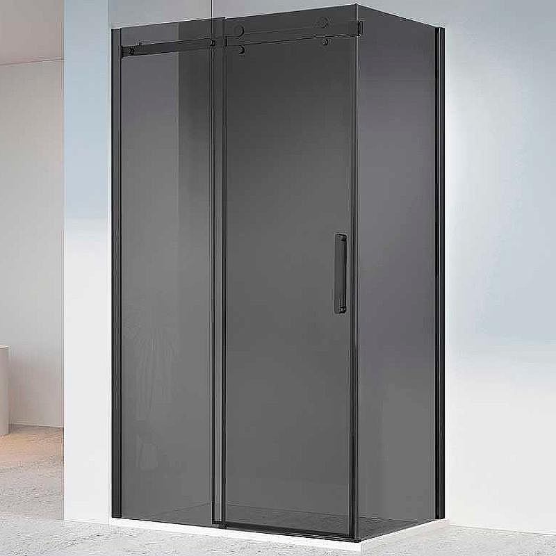 Душевой уголок Vincea Como-N 120x80 VSR-4CN8012CLB профиль Черный стекло прозрачное