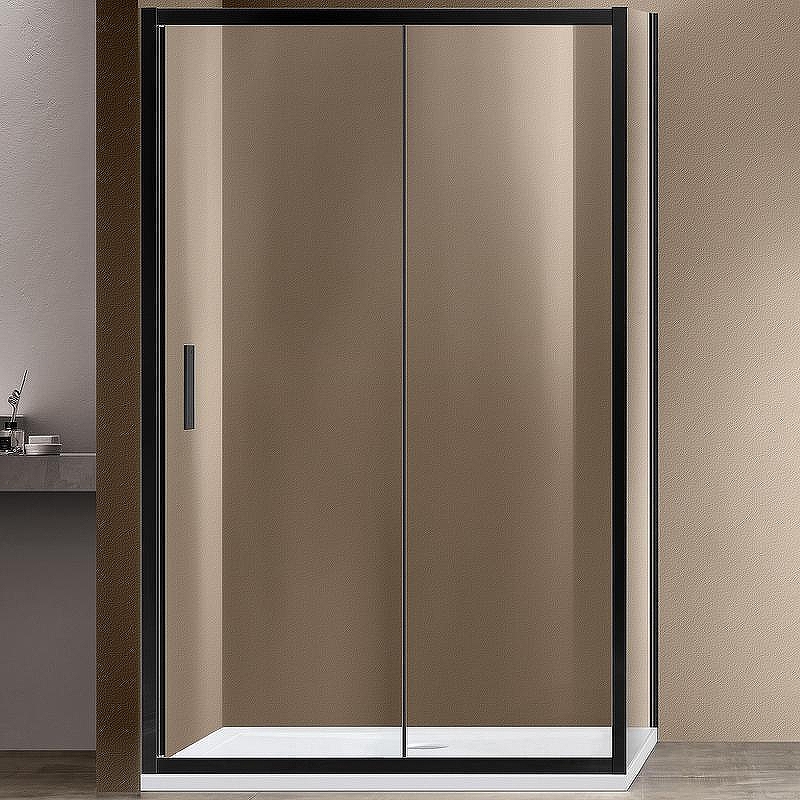 Душевой уголок Vincea Garda 140х90 VSR-1G9014CLB профиль Черный стекло прозрачное