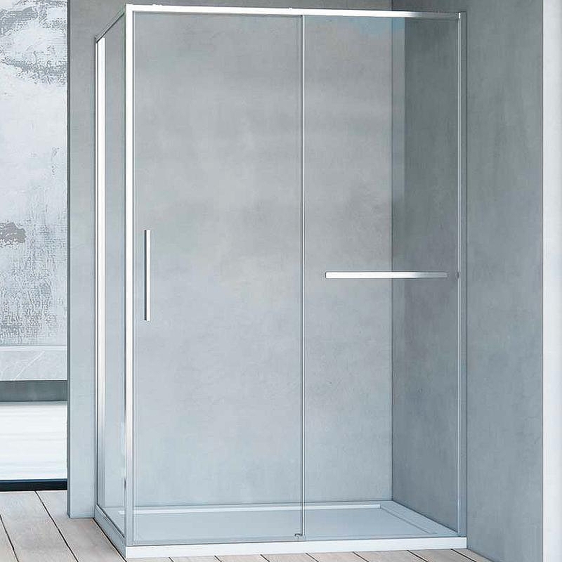 Душевой уголок Vincea Slim-N 110x80 VSR-4SN8011CLG профиль Брашированное золото стекло прозрачное
