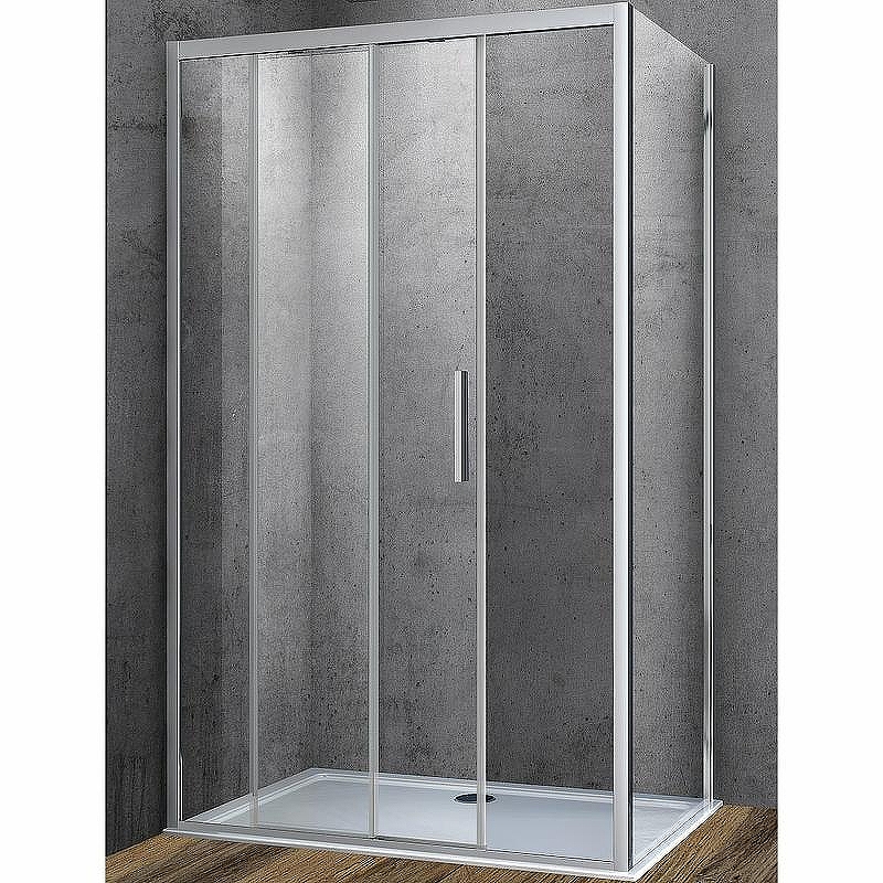 Душевой уголок Vincea Soft 150х100 VSR-3SO1015CL профиль Хром стекло прозрачное