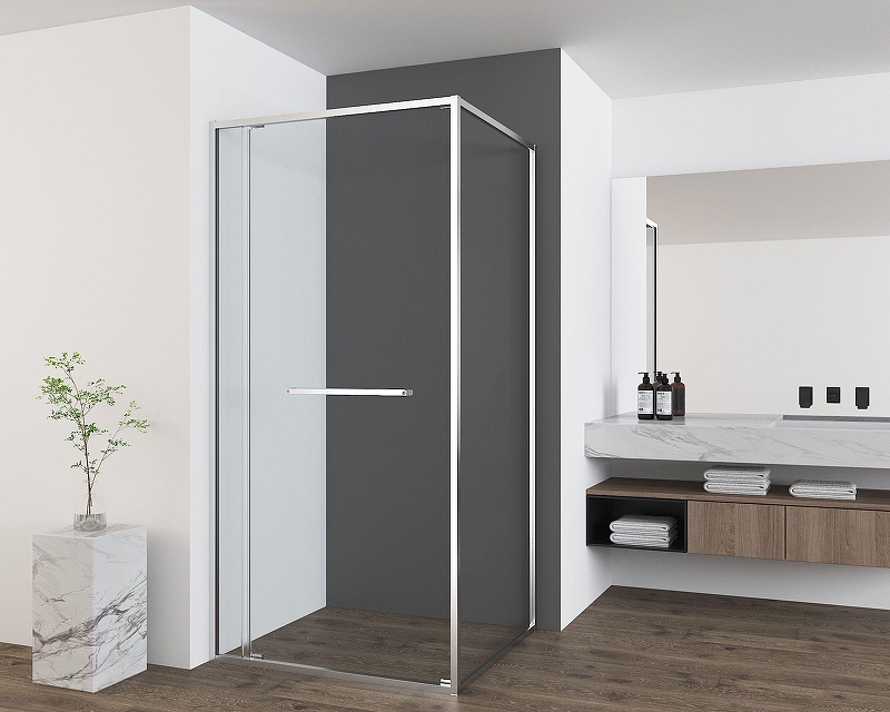 Душевой уголок Vincea Tesi 120х90 VSRW-7TS9012CL профиль Хром стекло прозрачное