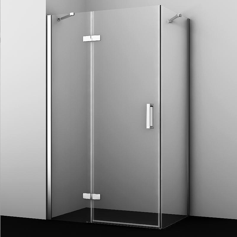 Душевой уголок WasserKRAFT Aller 120х90 L 10H07LWHITE профиль Хром стекло прозрачное