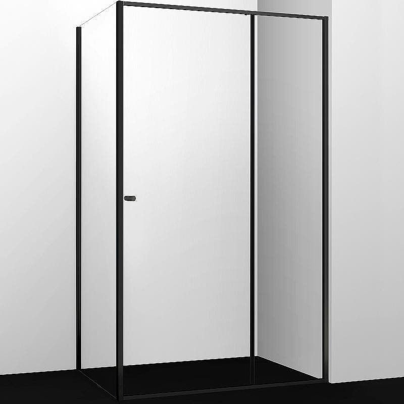 Душевой уголок WasserKRAFT Dill 140x80 61S35 профиль Черный матовый стекло прозрачное