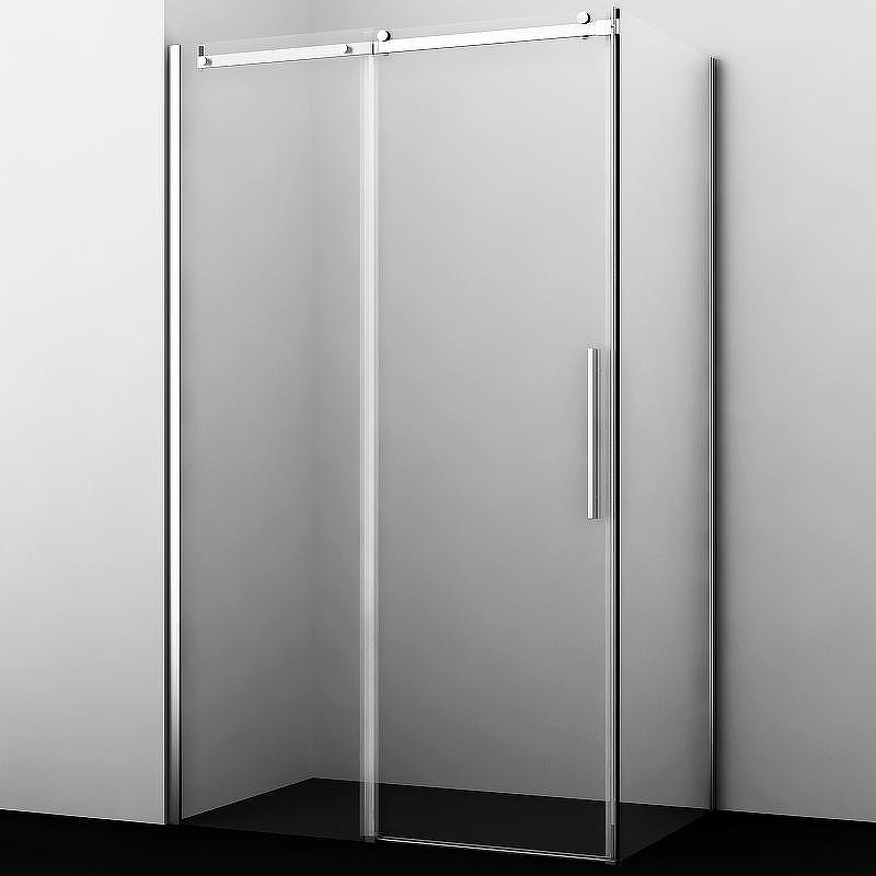 Душевой уголок WasserKRAFT Dinkel 140x100 58R37 профиль Хром стекло прозрачное