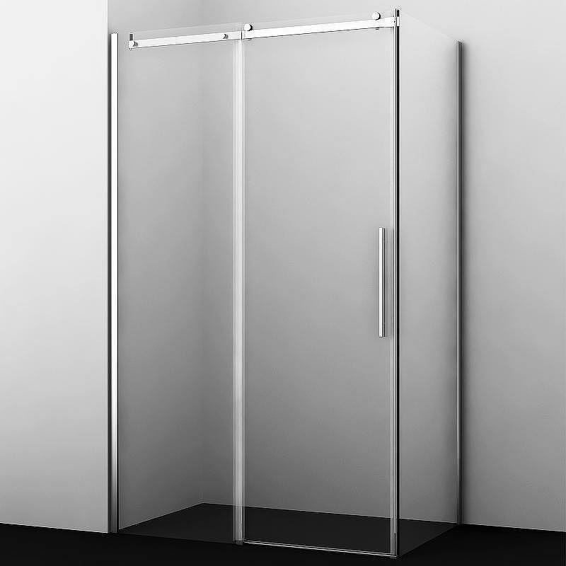 Душевой уголок WasserKRAFT Dinkel 140x90 58R36 профиль Хром стекло прозрачное