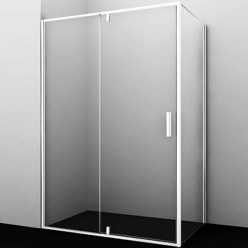 Душевой уголок WasserKRAFT Neime 120x90 19P07 профиль Белый матовый стекло прозрачное