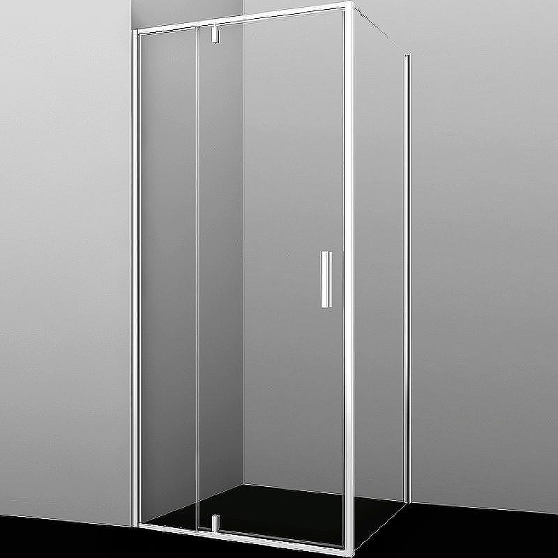 Душевой уголок WasserKRAFT Neime 90x100 19P18 профиль Белый матовый стекло прозрачное
