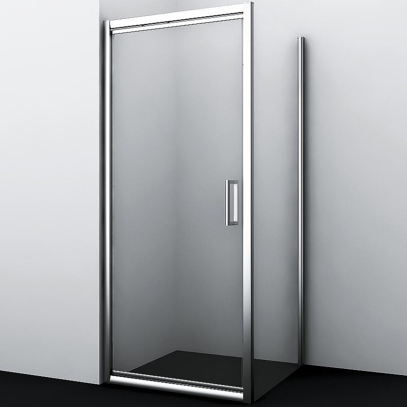 Душевой уголок WasserKRAFT Salm 80x100 27I29 профиль Хром стекло прозрачное