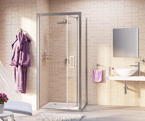 Душевой уголок WasserKRAFT Weser 78F03 90x90x200 см
