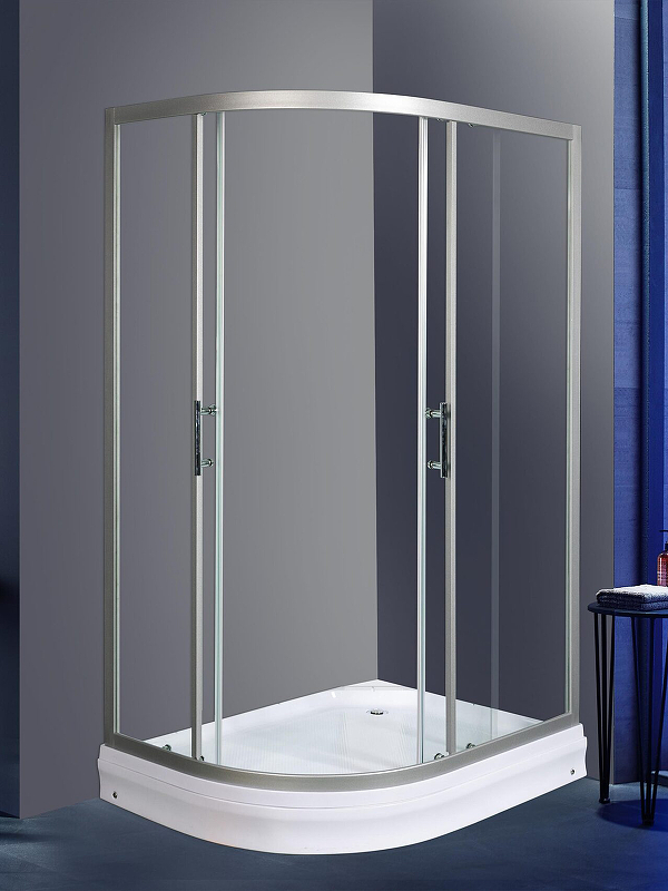 Душевой уголок WeltWasser WW500 С 120х90 10000004096 профиль Хром матовый стекло прозрачное