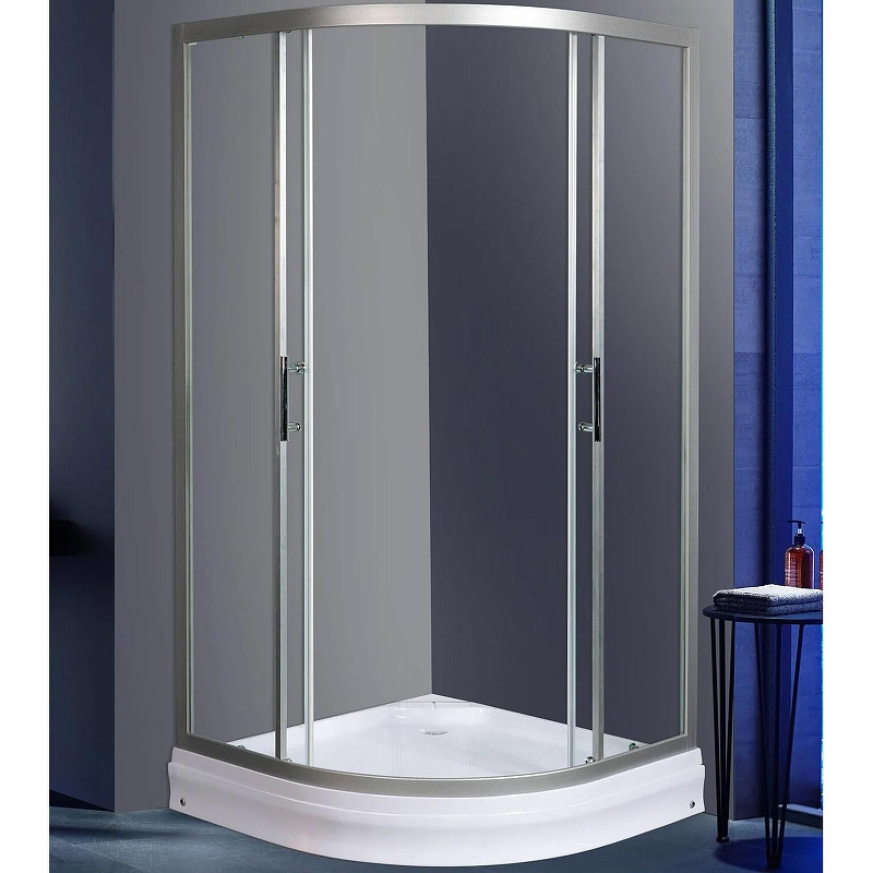 Душевой уголок WeltWasser WW500 С 90x90 10000013855 профиль Хром стекло прозрачное