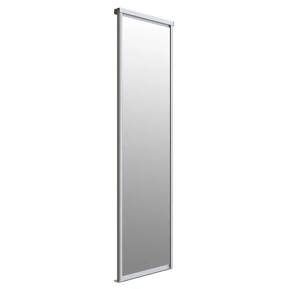 Дверь-купе 683x2552 мм зеркало/серебро Elegant