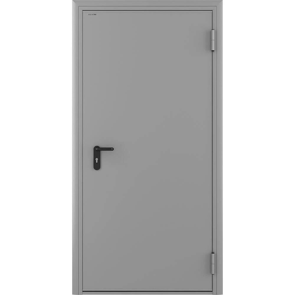 Дверь техническая DoorHan ДТ-60 глухая правая серый RAL 7035 980х2050 мм