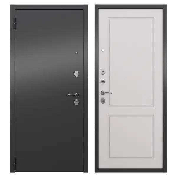 Дверь входная метеллическая home eco mp 96x200 см левая