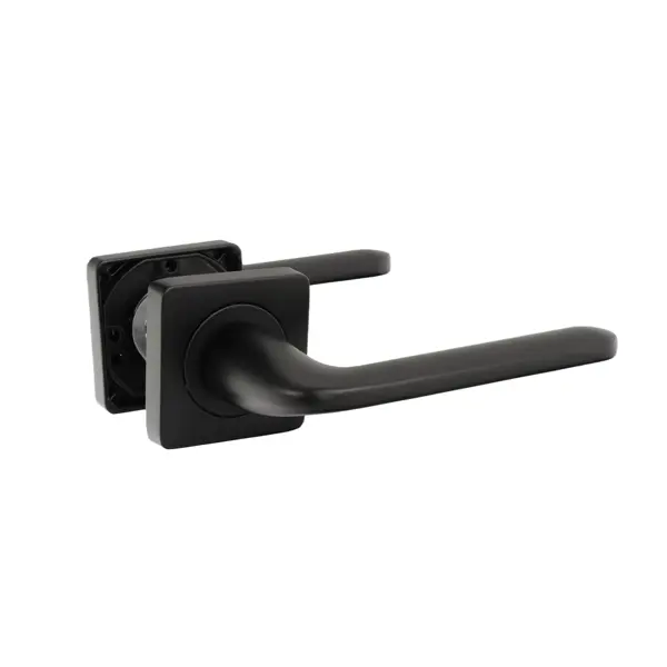 Дверная ручка на розетке Edson EDS-13-QR1 без запирания цвет черный