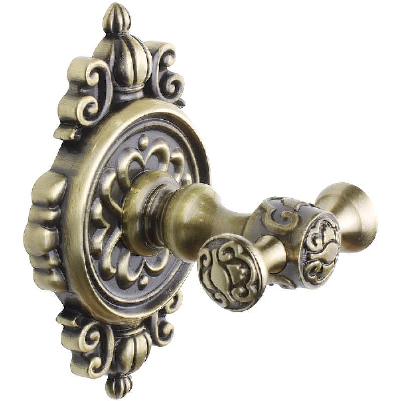 Двойной крючок Bronze de Luxe Виндзор R25203 Бронза