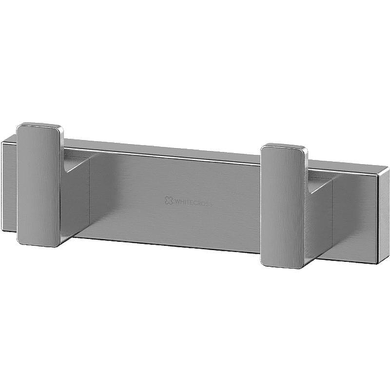 Двойной крючок Whitecross Cubo nickel brushed CU2412NIB Брашированный никель