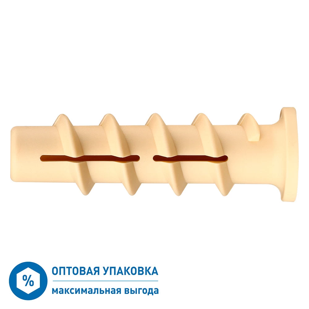 Дюбель для газобетона Hard-Fix PBT 10х50/М6 мм нейлон (600 шт.)