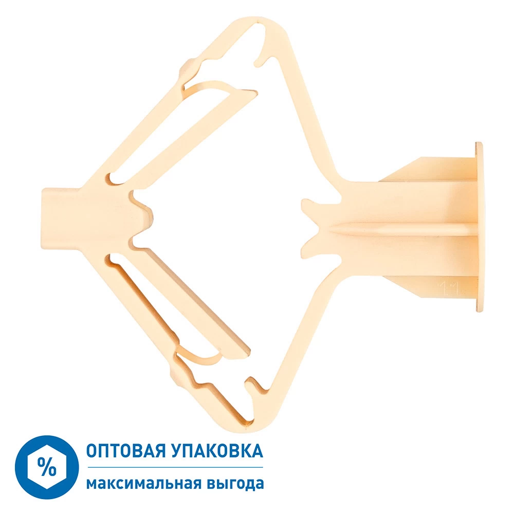 Дюбель для листовых материалов Hard-Fix PLA 4x50 мм нейлон усиленный без шурупа (600 шт.)