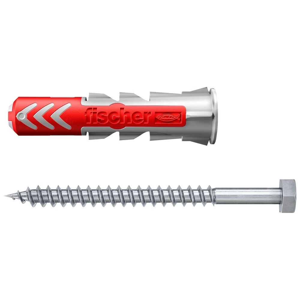 Дюбель универсальный Fischer DuoPower 10x50 мм нейлон с шурупом (25 шт.)