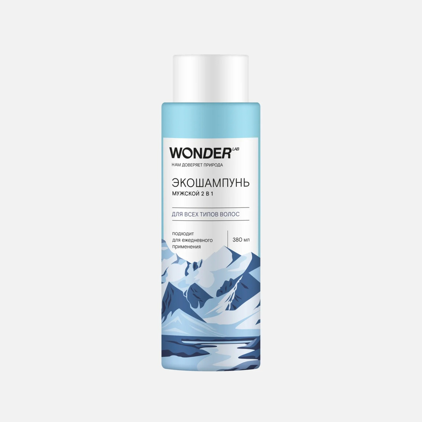 Экошампунь Wonder Lab Мужской 2в1 0,38 л