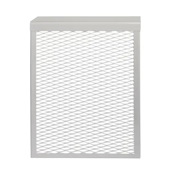Экран на батарею 7 секций 62x66x15 см белый