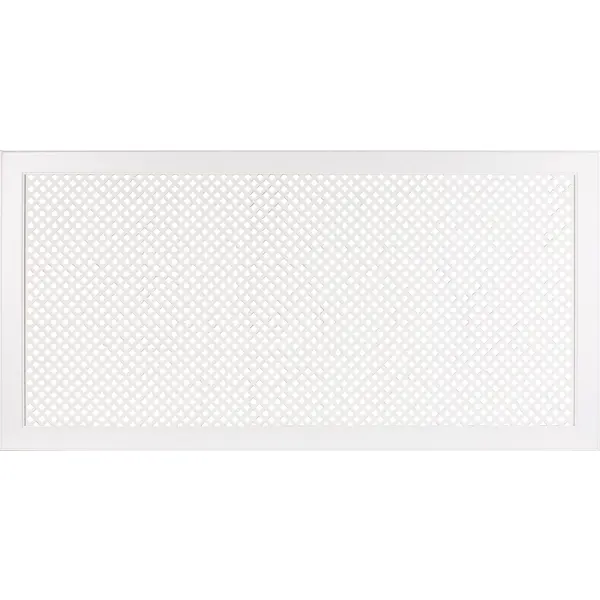 Экран радиатора Глория 120x60 см МДФ цвет белый
