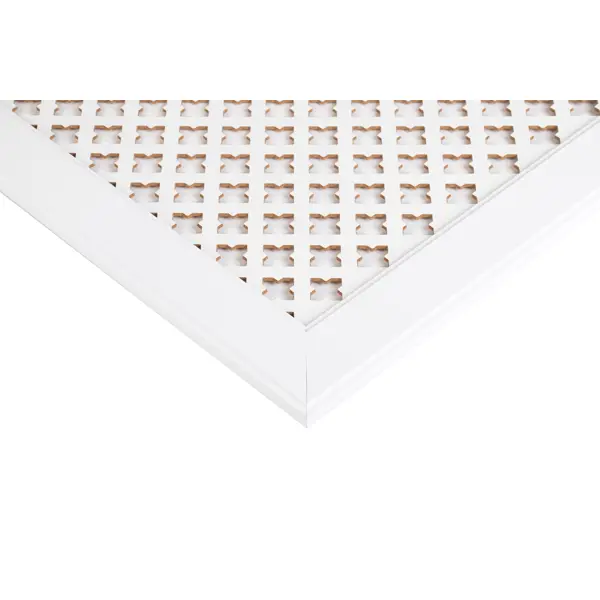 Экран радиатора Готико 120x60 см МДФ цвет белый
