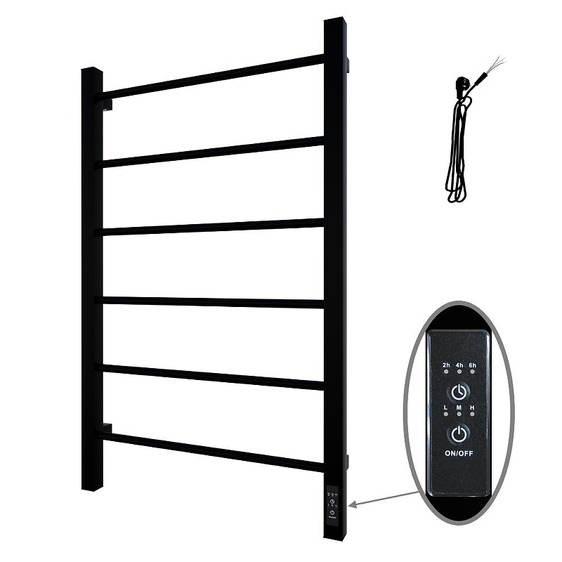 Электрический полотенцесушитель Altasan Каталея 80х50 КаталеяСП5080ЧМ цвет Черный матовый