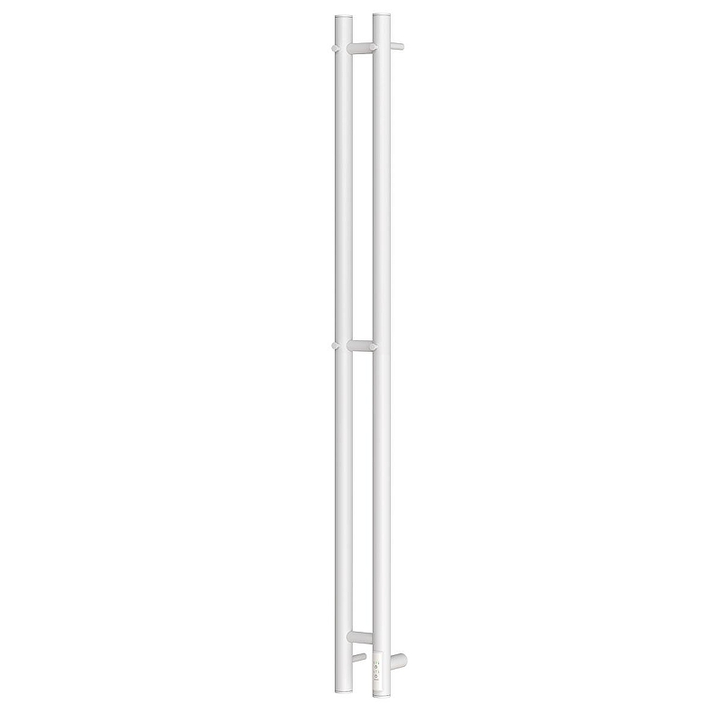 Электрический полотенцесушитель APEXTERMO Luna 1100x80 LN10111WM с крючками цвет Белый матовый