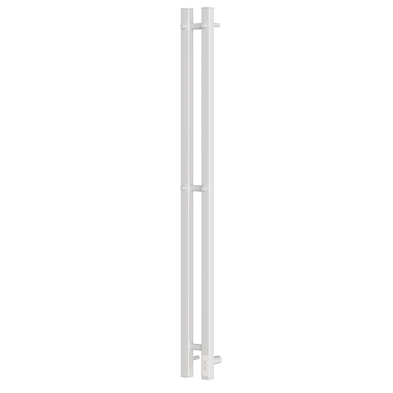 Электрический полотенцесушитель APEXTERMO Sirius 1100x80 SR10111WM с крючками цвет Белый матовый