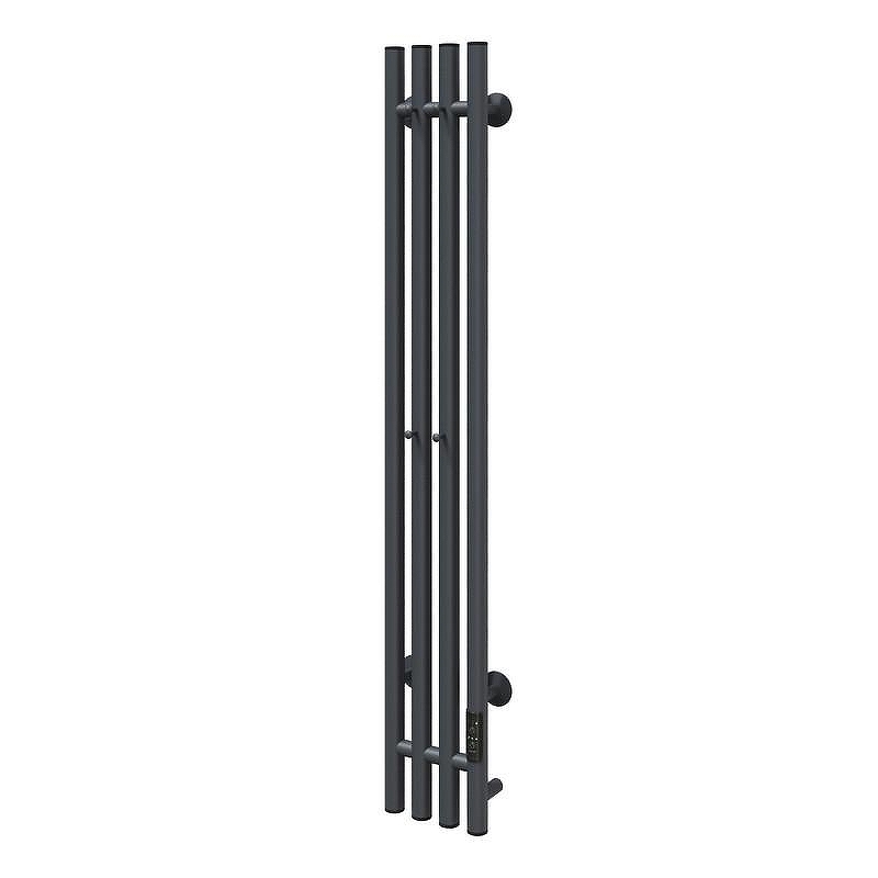 Электрический полотенцесушитель Aringa Токио 120х15 AR03032GR с крючками цвет Графит