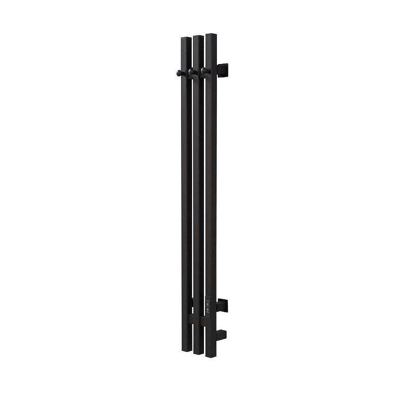 Электрический полотенцесушитель Aringa Токио 95х12.5 AR03060BL с крючками цвет Черный