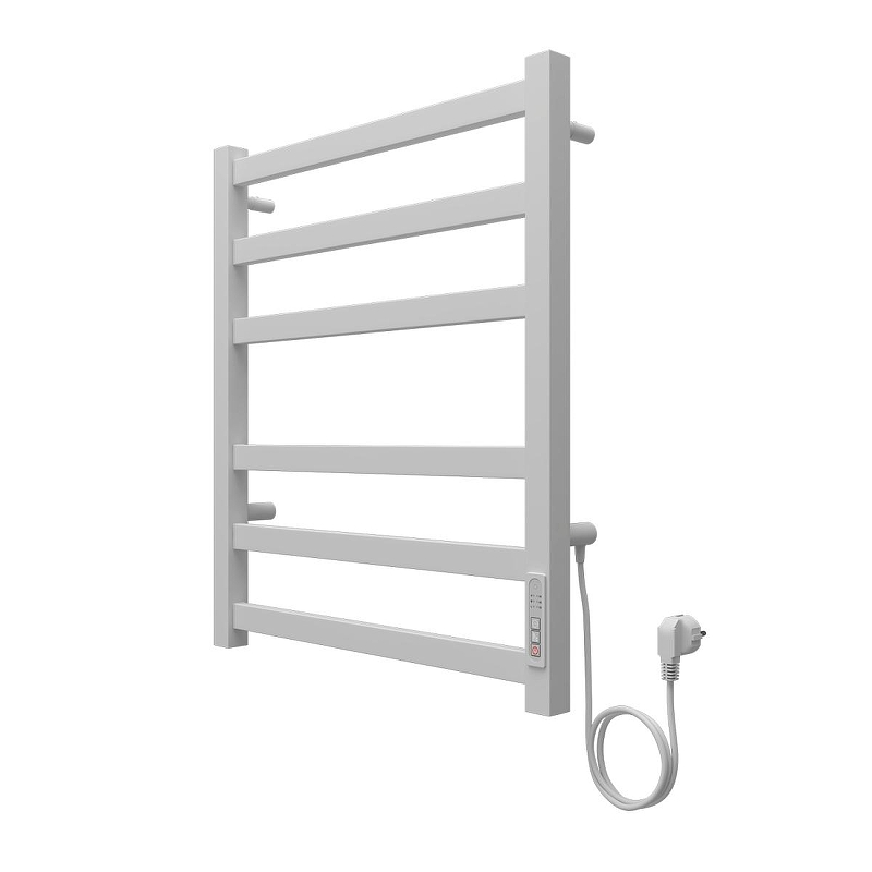 Электрический полотенцесушитель Azario Palermo 500x600 П6 AZ83856W диммер справа Белый