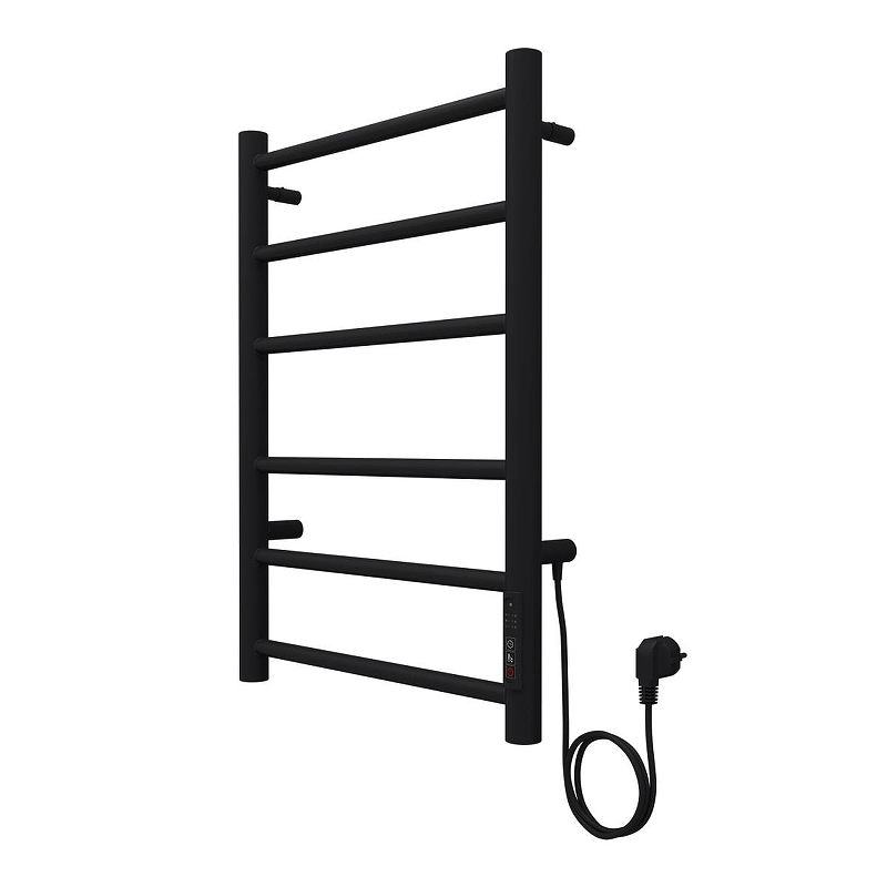 Электрический полотенцесушитель Azario Parma 400x600 П6 AZ10846B диммер справа Черный