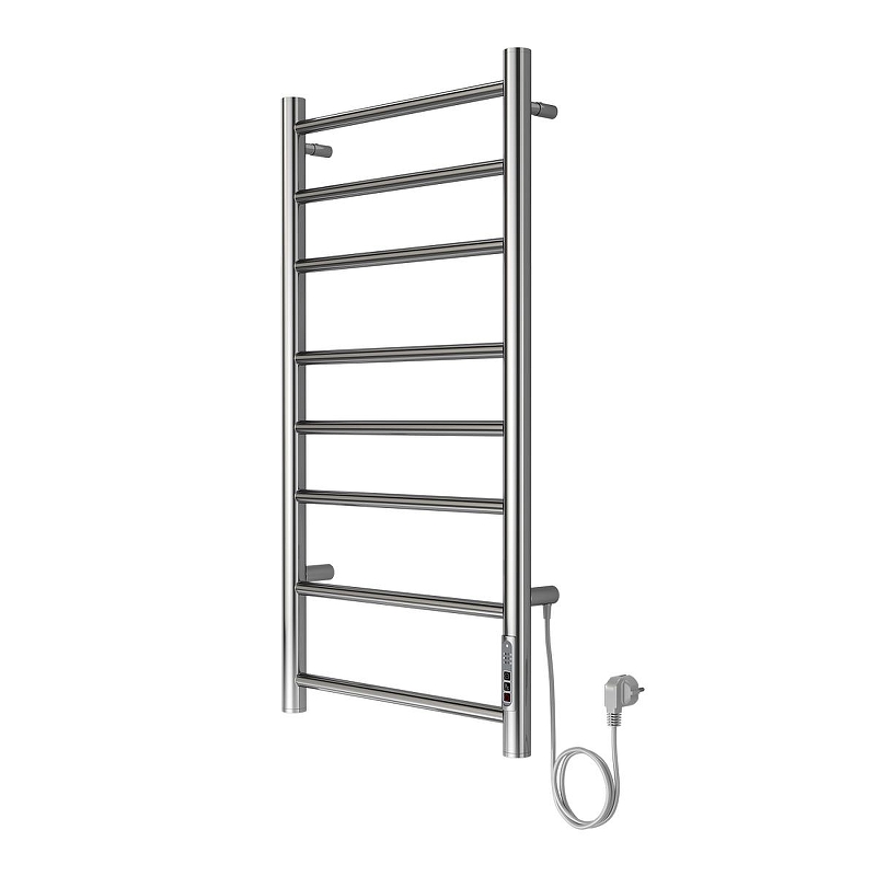Электрический полотенцесушитель Azario Parma 400x800 П8 AZ10848 диммер справа Хром