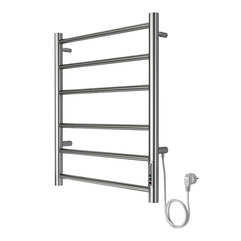 Электрический полотенцесушитель Azario Parma 500x600 П6 AZ10856 диммер справа Хром