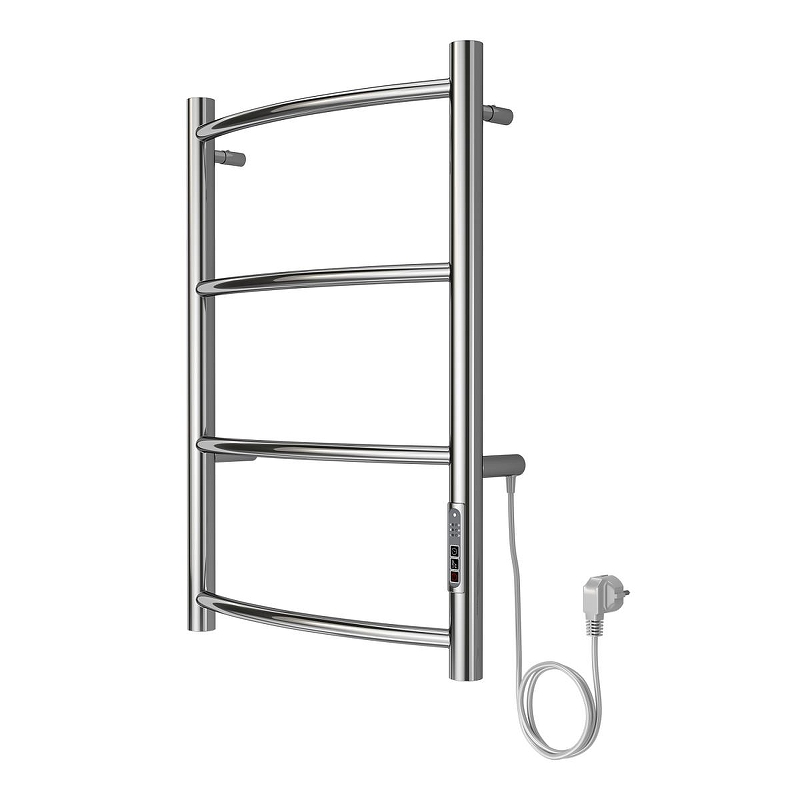 Электрический полотенцесушитель Azario Verona 400x600 П4 AZ04846 диммер справа Хром
