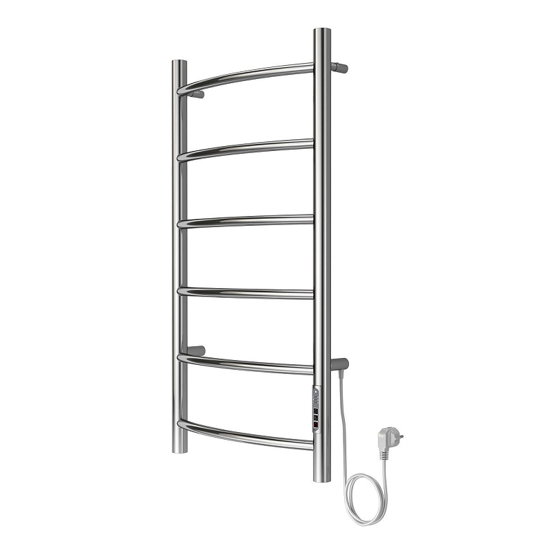 Электрический полотенцесушитель Azario Verona 400x800 П6 AZ04848 диммер справа Хром