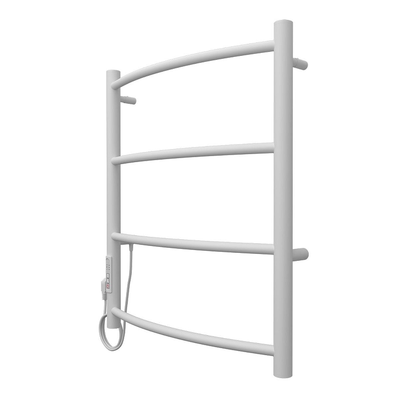 Электрический полотенцесушитель Azario Verona 500x600 П4 AZ04756W диммер слева Белый
