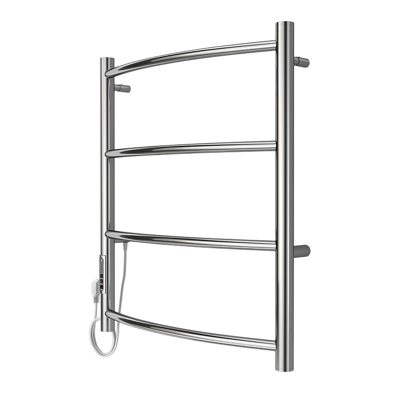 Электрический полотенцесушитель Azario Verona 500x600 П4 AZ04756 диммер слева Хром