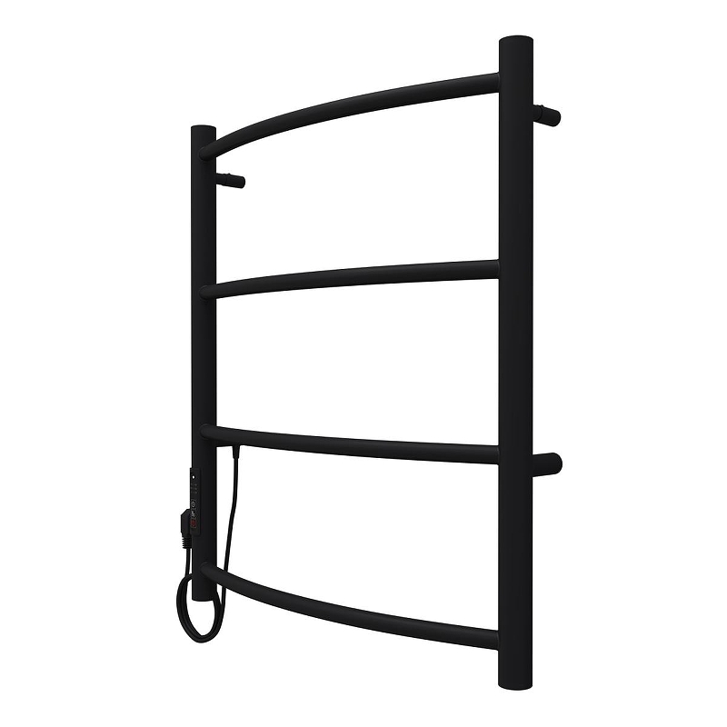 Электрический полотенцесушитель Azario Verona 500x600 П4 AZ04756B диммер слева Черный