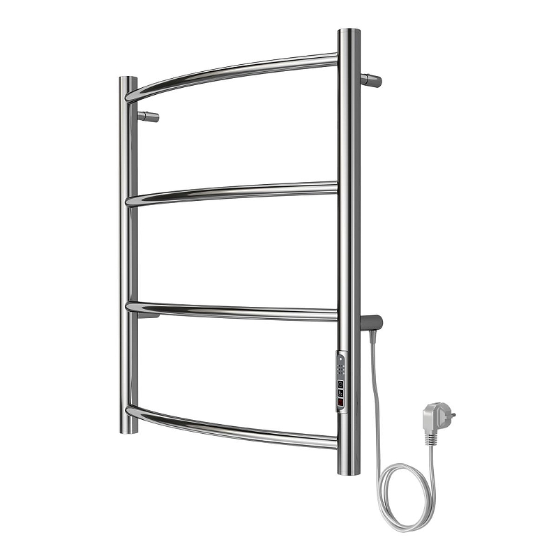 Электрический полотенцесушитель Azario Verona 500x600 П4 AZ04856 диммер справа Хром