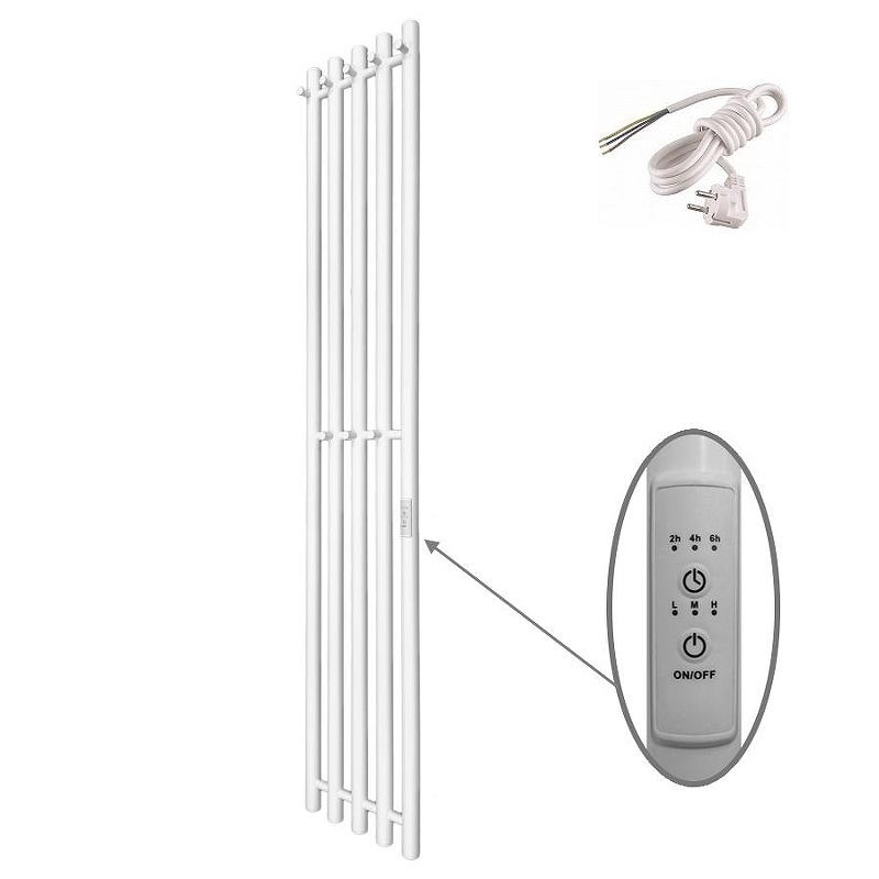 Электрический полотенцесушитель Маргроид Inaro 15 x 2.7 Inaro-15024-1049-9016R цвет Белый матовый