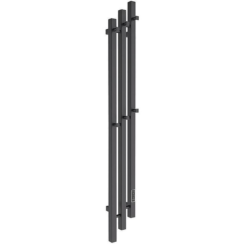 Электрический полотенцесушитель Melodia della vita Etude Cascade Ferrum 120х15 П3 MTRECF12015bk Черный