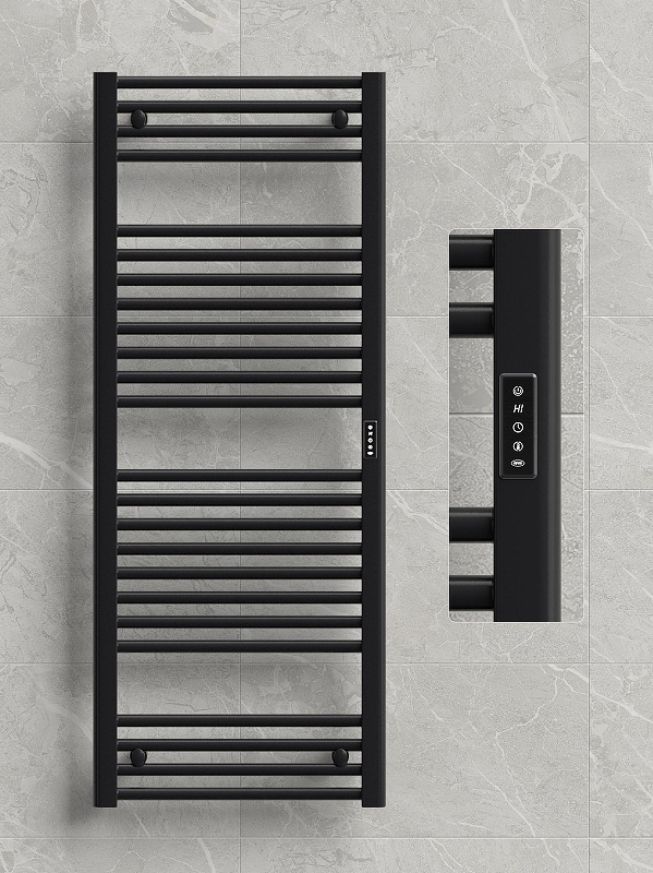 Электрический полотенцесушитель Rifar D-line 1200х500 DL-120-50-BM цвет Черный янтарь матовый