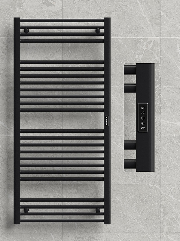 Электрический полотенцесушитель Rifar D-line 1200х600 DL-120-60-BM цвет Черный янтарь матовый