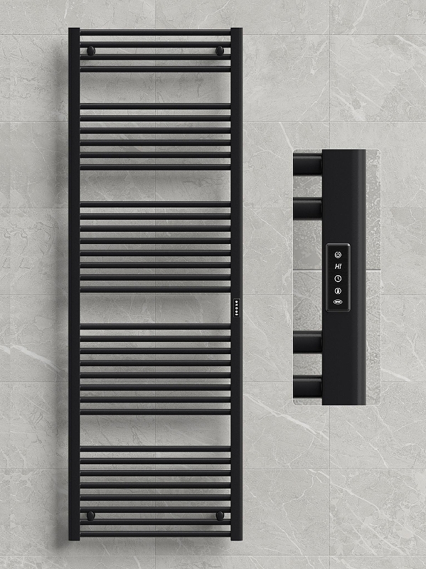 Электрический полотенцесушитель Rifar D-line 1800х600 DL-180-60-BM цвет Черный янтарь матовый