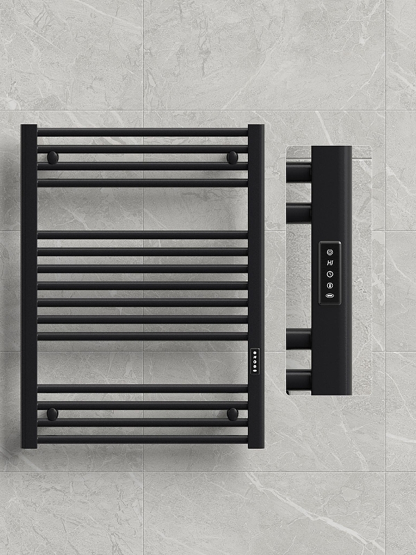 Электрический полотенцесушитель Rifar D-line 800х600 DL-080-60-BM цвет Черный янтарь матовый