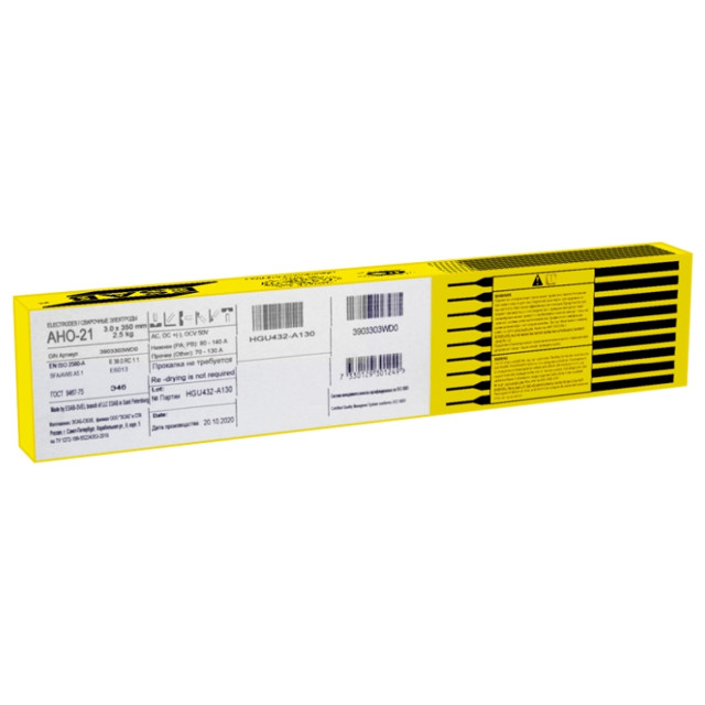 электроды сварочные ESAB АНО-21 3,0x350мм 2,5кг